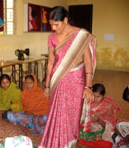 Une école à Bodh Gaya - L'atelier de couture