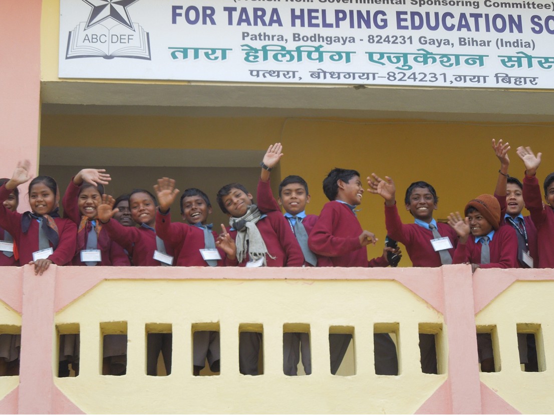 Une école à Bodh Gaya 2019 - Des sourires