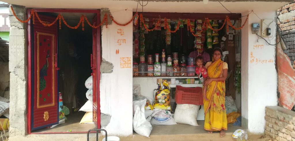Une boutique ouverte récemment dans le village.